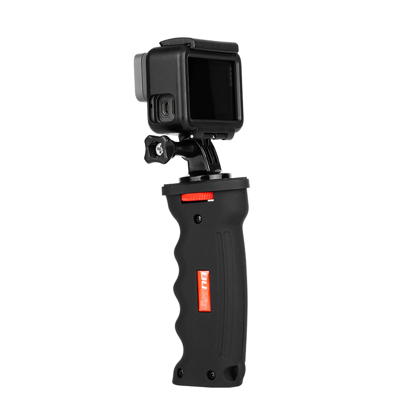 Uniqkart R003 for Gopro Action Camera DSLR SLR Camera Smartphone Stabilizer 1/4 Screw Vlog Handle Anti-Shock Hand Grip