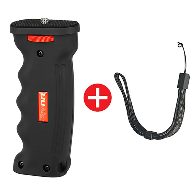 Uniqkart R003 for Gopro Action Camera DSLR SLR Camera Smartphone Stabilizer 1/4 Screw Vlog Handle Anti-Shock Hand Grip