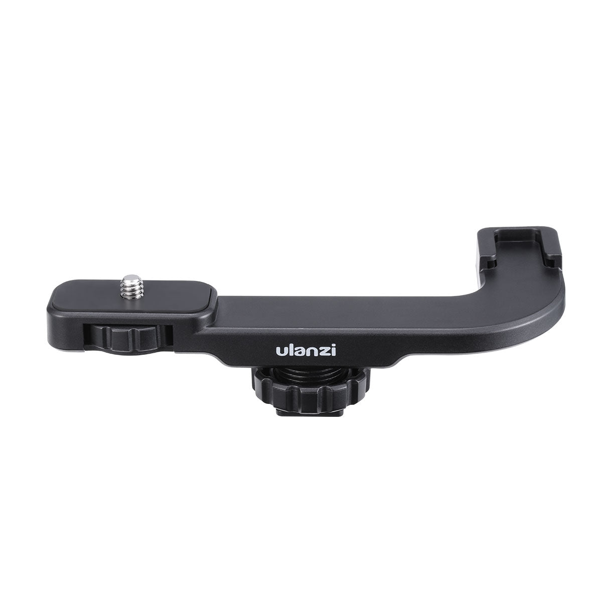 Uniqkart PT-8 Universal Vlog Plate Cold Shoe Mount Microphone Holder Extension Bracket for Sports Camera Smartphone