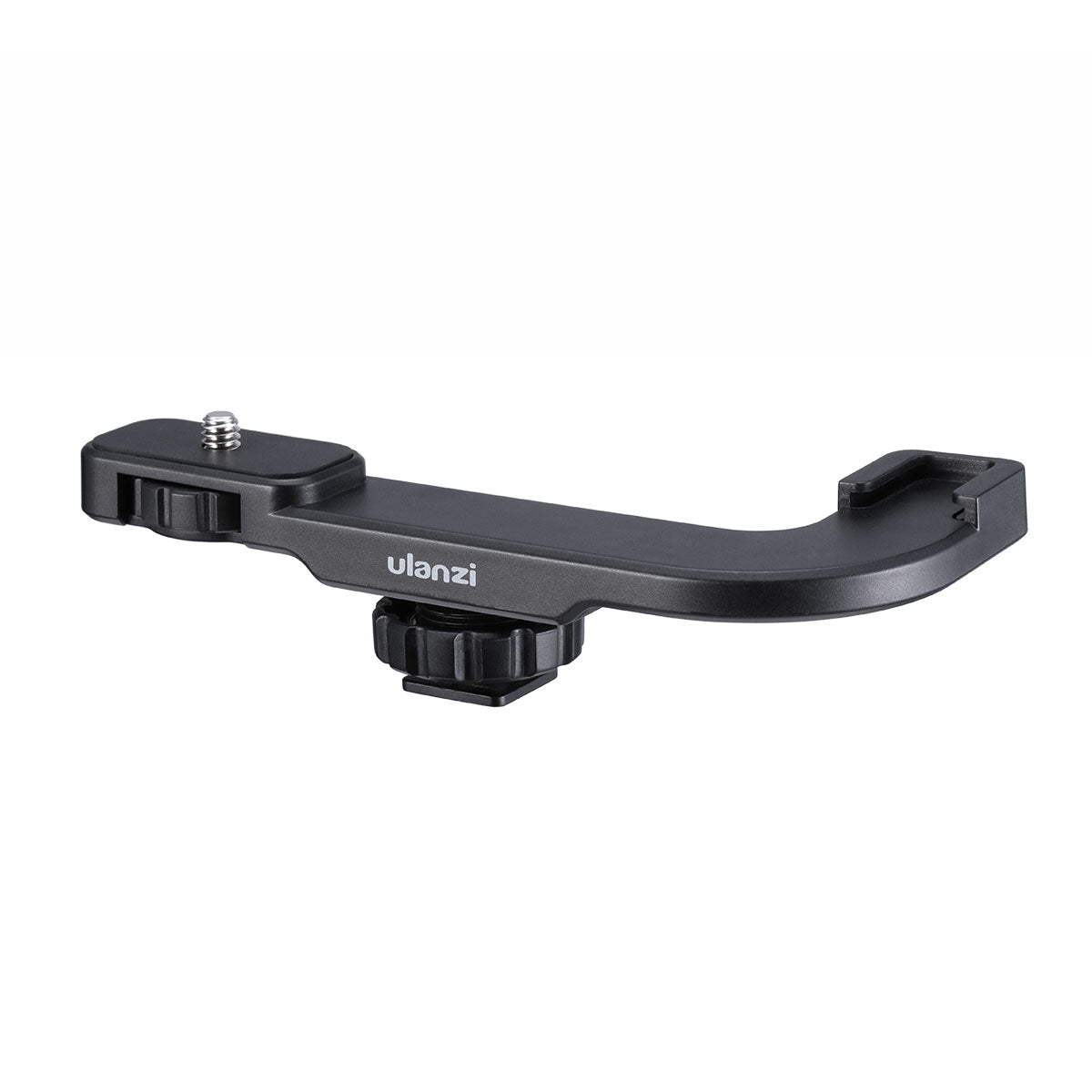 Uniqkart PT-8 Universal Vlog Plate Cold Shoe Mount Microphone Holder Extension Bracket for Sports Camera Smartphone