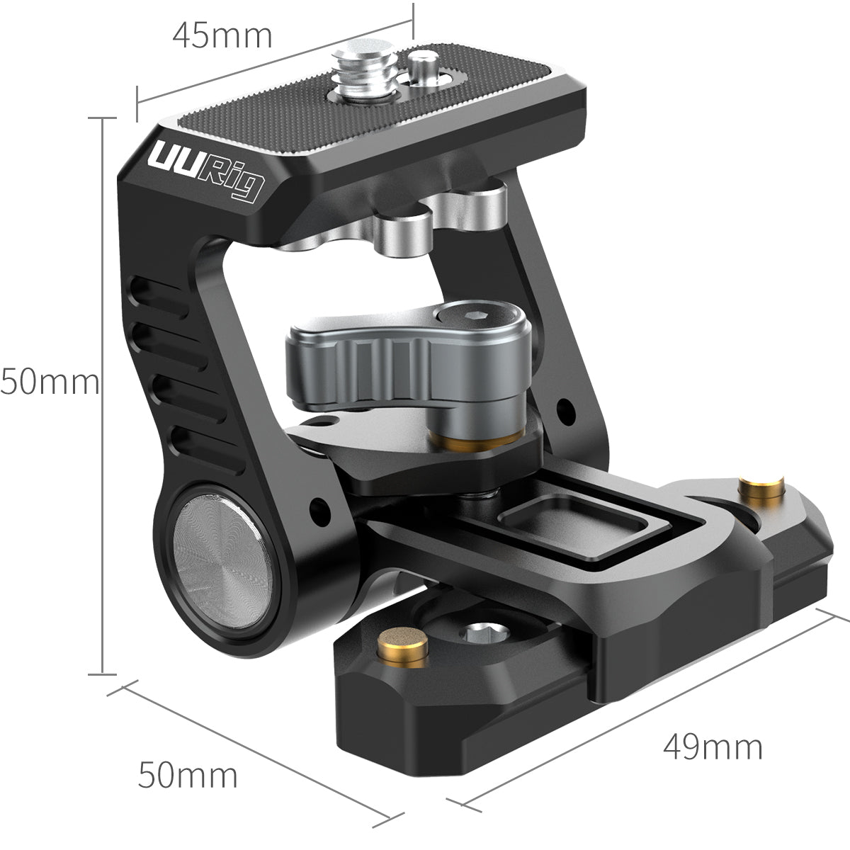 Uniqkart R058 NATO Monitor Mount with 1/4 Screw Universal Adjustable DSLR Monitor Adapter