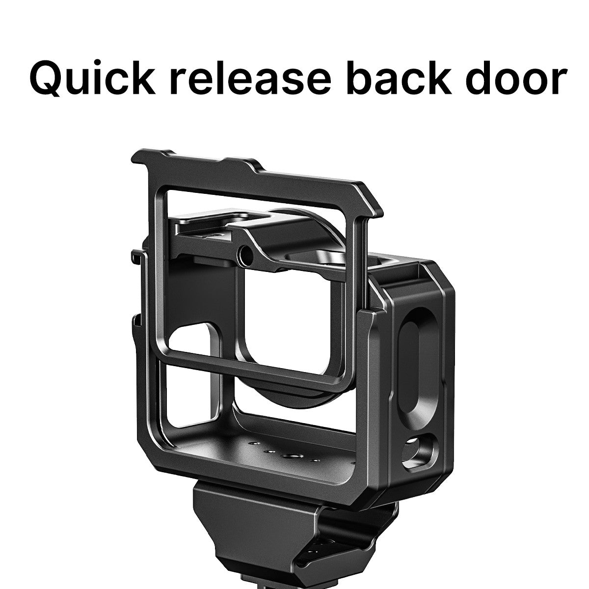 ULNAZI G9-5 Metal Cage for GoPro 9 Frame Case with 52mm Filter Adapter Extend Cold Shoe Mount for Mic Fill Light