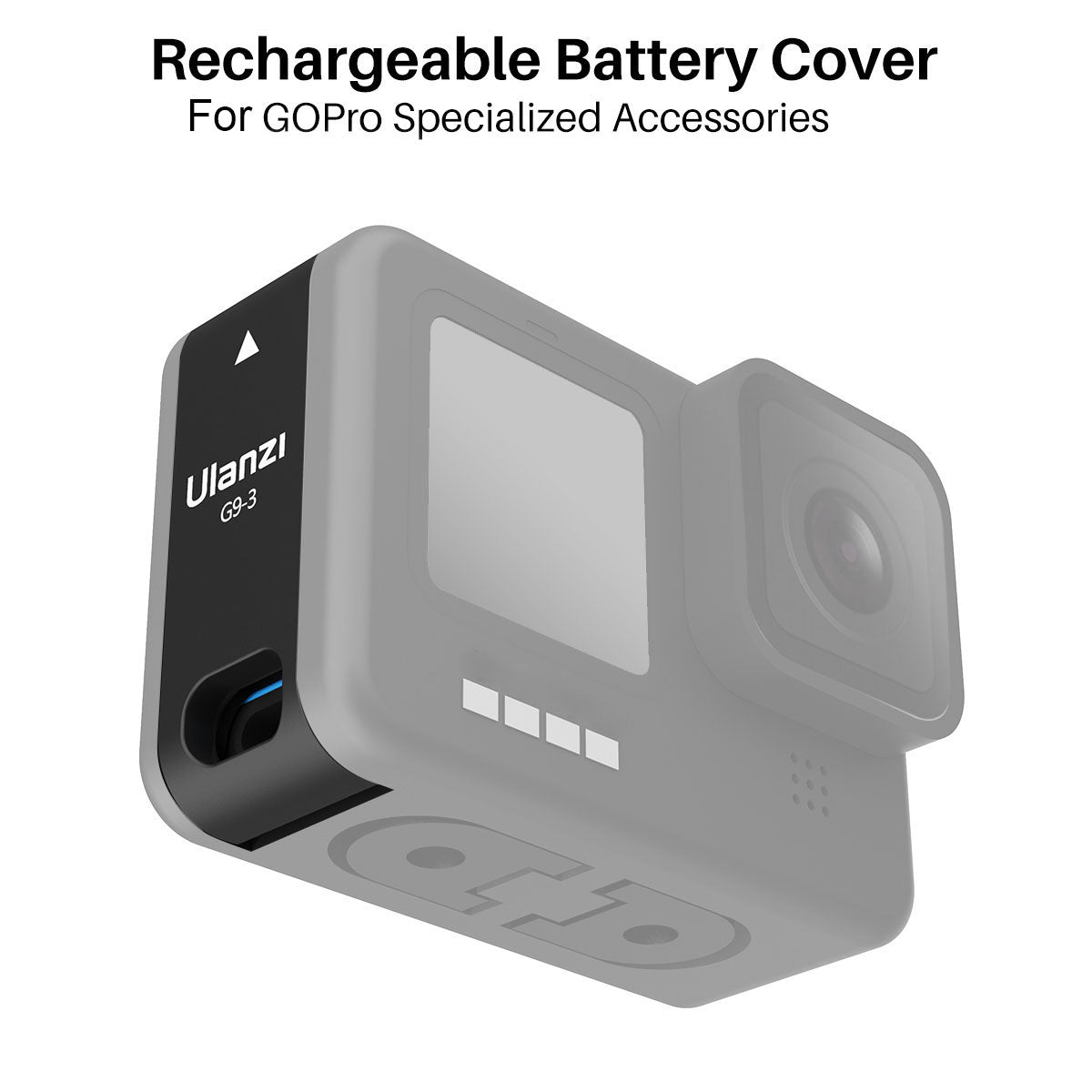 ULANZI G9-3 Plastic Battery Cover with Type-C Charging Port for GoPro Hero 9