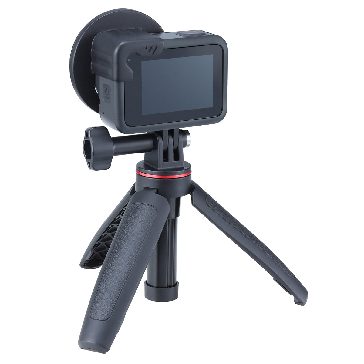 Uniqkart G8-6 52mm Filter Adapter Ring Mounting Bracket Holder for GoPro Hero 8 Action Camera
