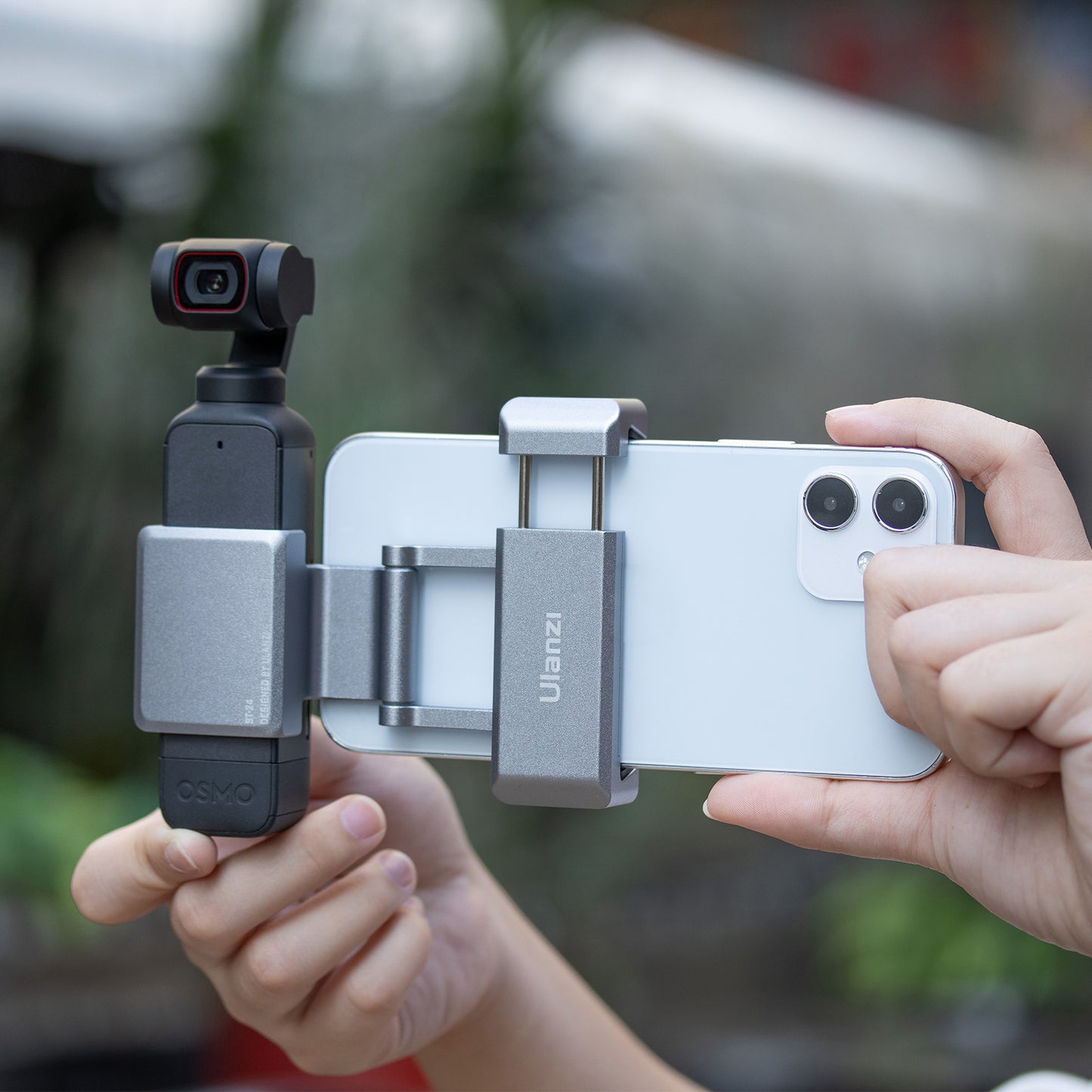 ULANZI ST-24 Phone Tripod Mount Adapter Expansion Accessories Phone Clip for DJI OSMO Pocket 1/2