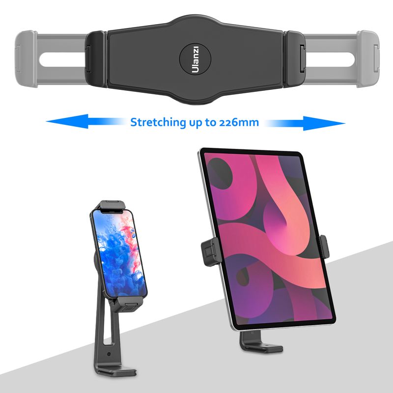 ULNAZI ST-20 Plastic Adjustable Tablets Stand 360-degree Rotatable Cell Phone Holder