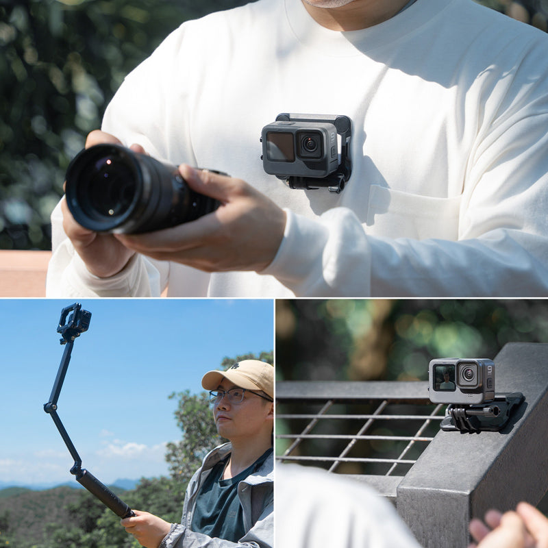 ULANZI GP-16 3 in 1 Quick Release Magnetic Action Camera Mount for GoPro 8 9 10