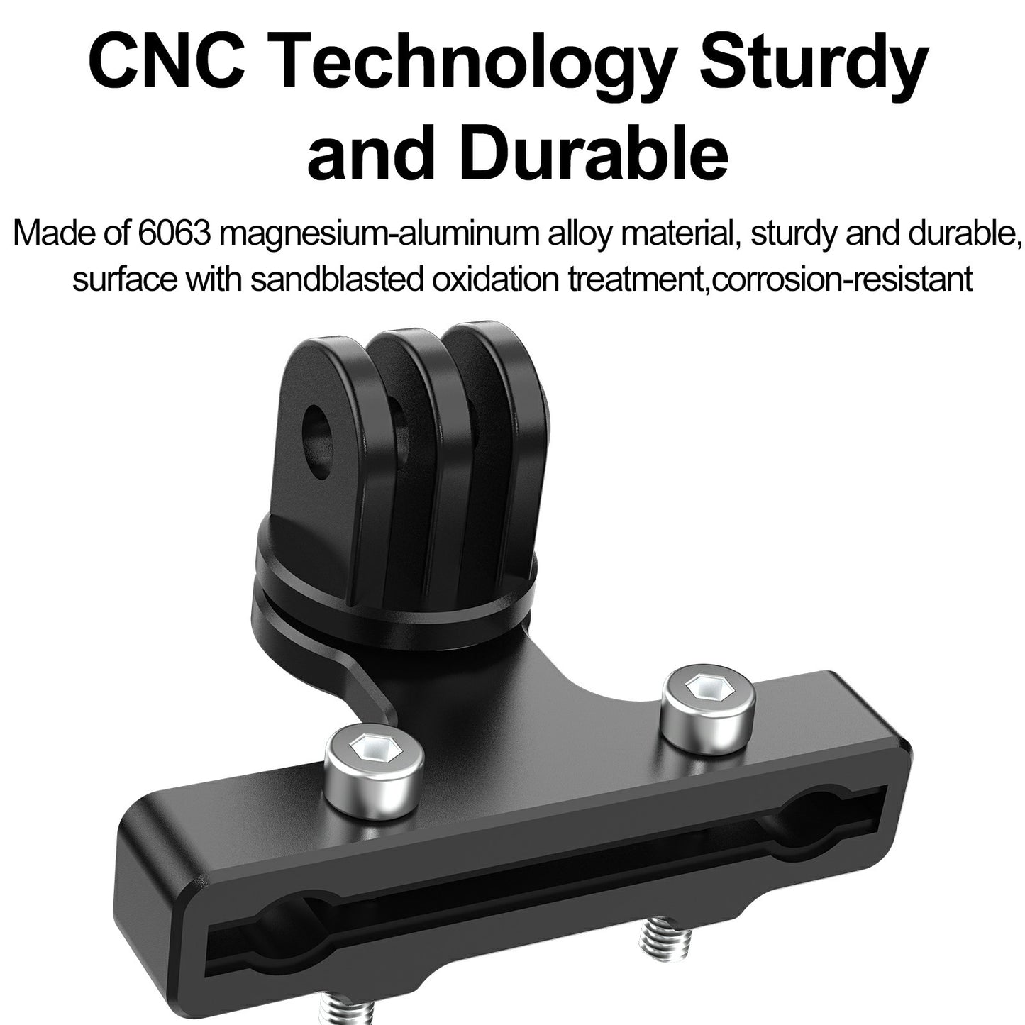 Uniqkart TE-CEB-003 Bike Seat Tail 360 Degrees Rotating Camera Holder Expansion Bracket for GoPro Hero/Insta360/DJI Osmo Action Camera