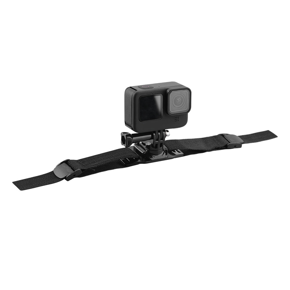 EWB9025+EWB7869+Max3204+EWB7922 Bicycle Helmet Adjustable Headband Mounting Adapter with Extension Arm + Long Screw for GoPro 10/9/8/7/6/5/Osmo Action/Insta360 ONE R