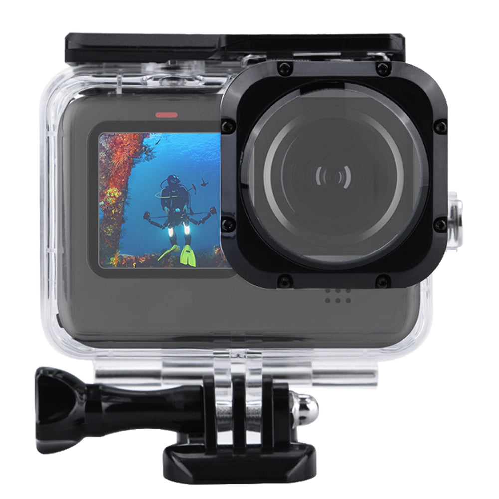 EWB8891 Diving Protective Case Waterproof Shell Housing for GoPro Hero9 Max Lens Sports Camera