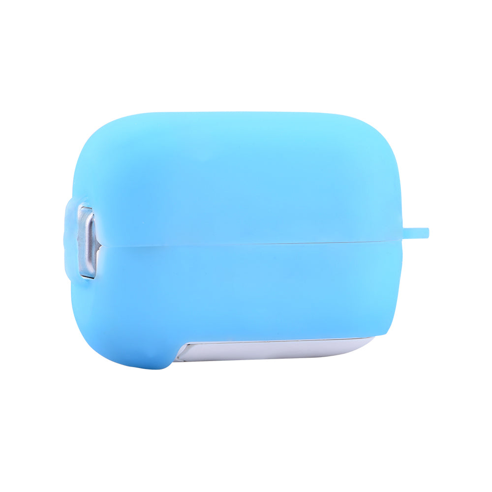 EWB8896 Sports Camera Silicone Protective Cover Case + Battery Compartment Cover for Insta360 GO2 - Blue