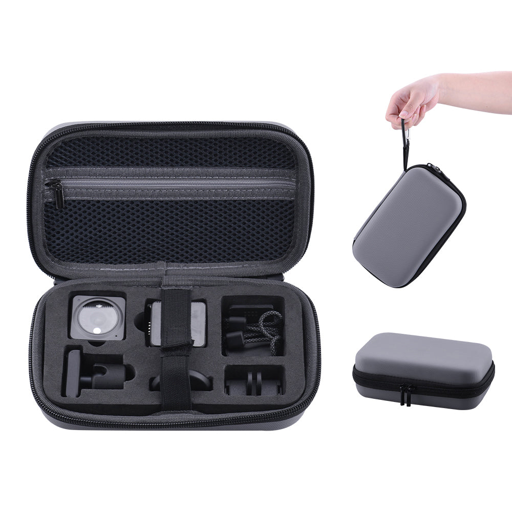 EWB9037 Portable Bag Storage Box Carrying Case for DJI Action 2 Dual-Screen Combo/Power Combo
