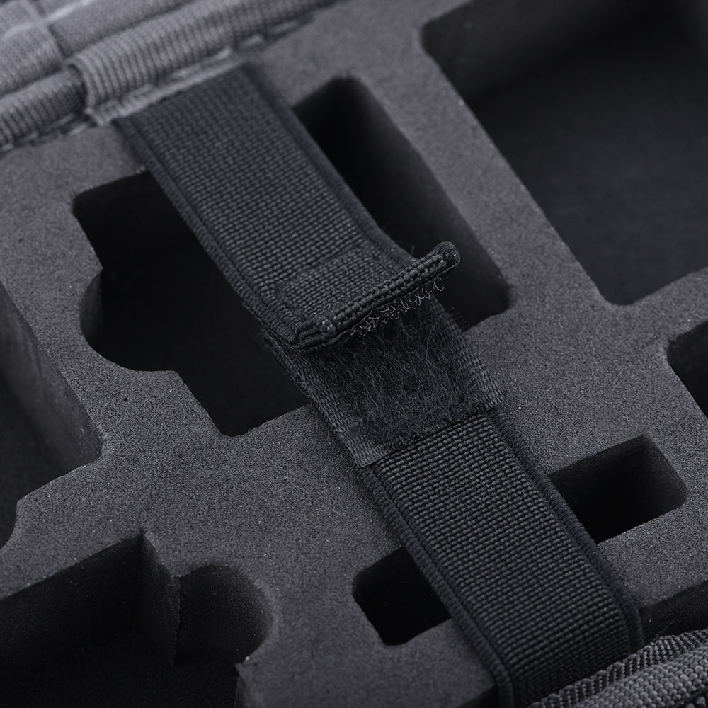 EWB9037 Portable Bag Storage Box Carrying Case for DJI Action 2 Dual-Screen Combo/Power Combo