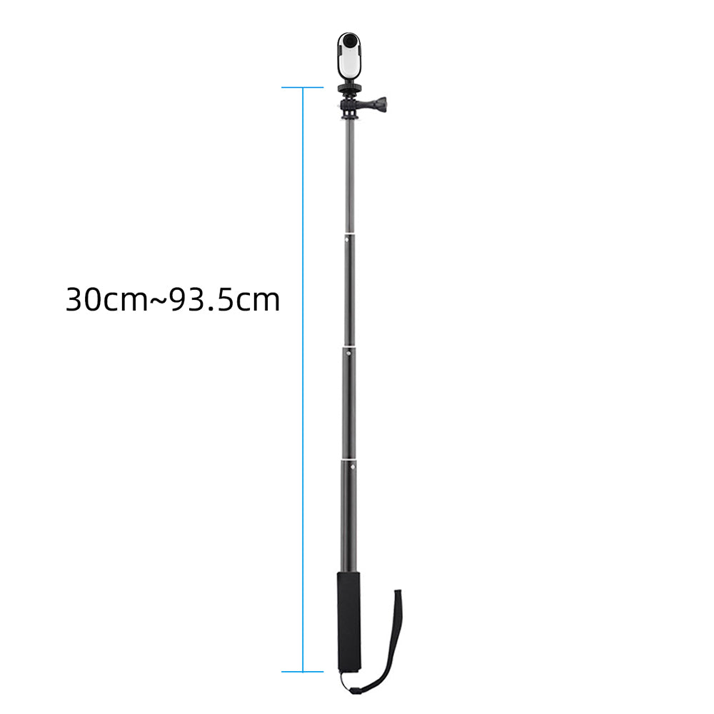 EWB8735+Max3201 For Insta360 GO 2 Camera 1/4 Screw Plastic Frame + Selfie Stick