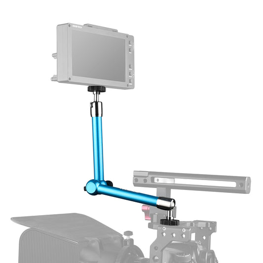 Yelangu A76 11-inch Metal Adjustable Arm Mount Camera Accessories DV Monitor LCD Screen Rotating Stand for Photography