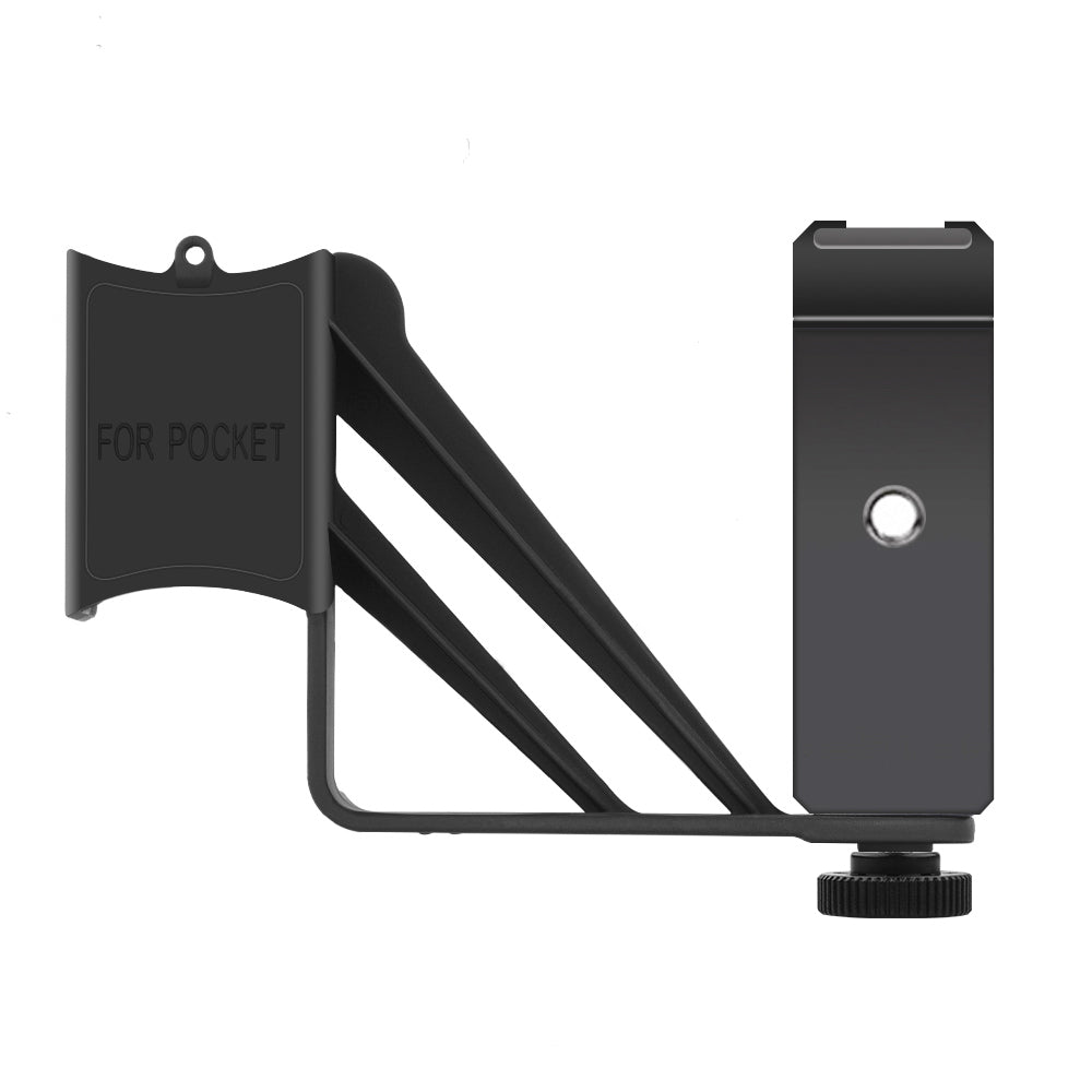 ZZCP5003 ZZCP5004 Handheld Phone Holder Gimbal Stand Tripod Mount with 1/4 Screw for DJI OSMO Pocket 2 - Black