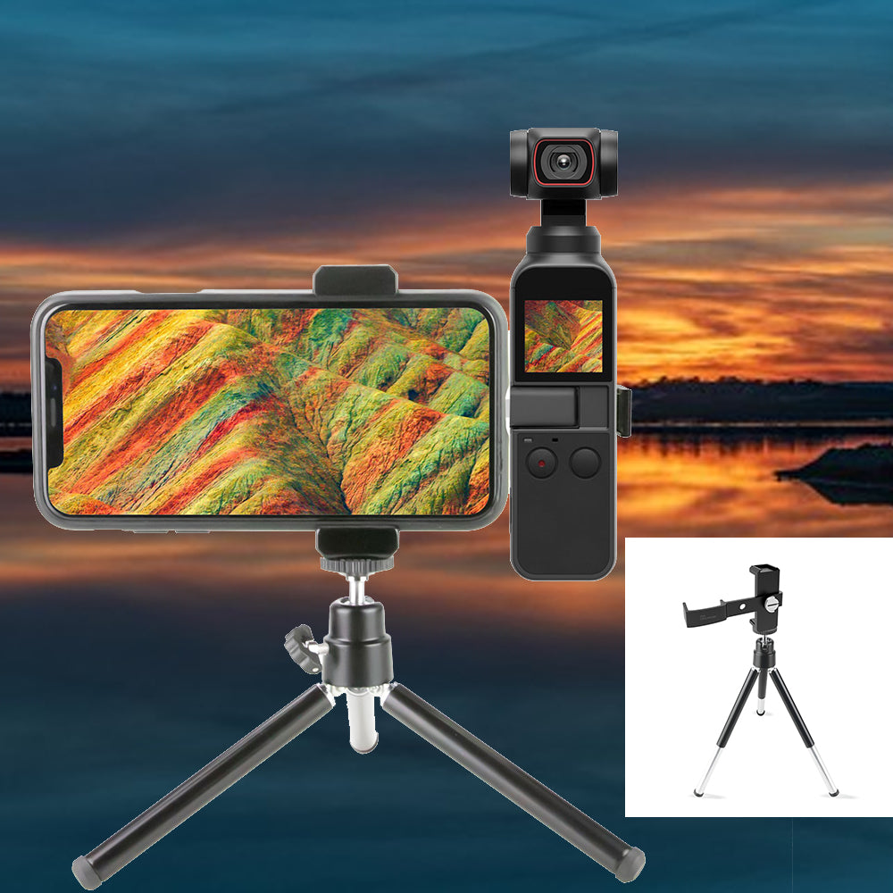 max3075 Multi-function Phone Holder Aluminum Lightweight Tripod for DJI Osmo Pocket 2