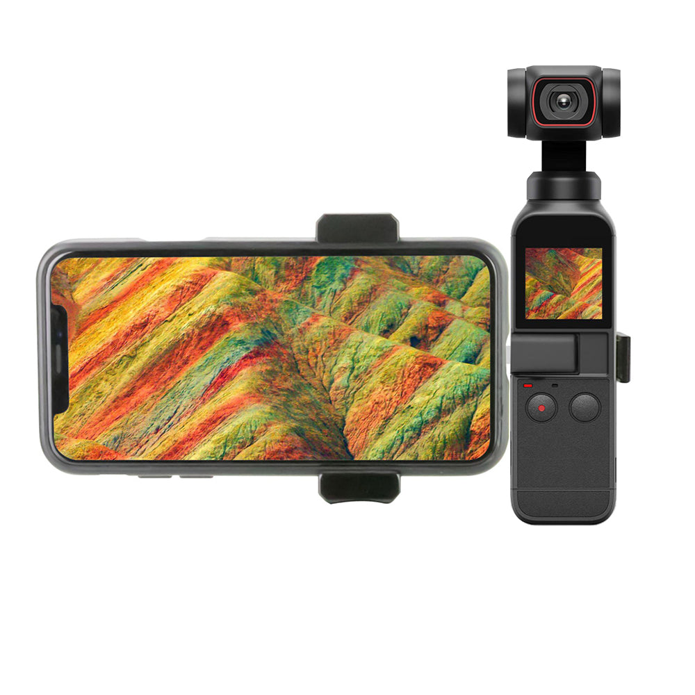 ZZCP5026 Phone Clamp Aluminum Alloy Adjustable Fixing Clip for DJI Osmo Pocket 2
