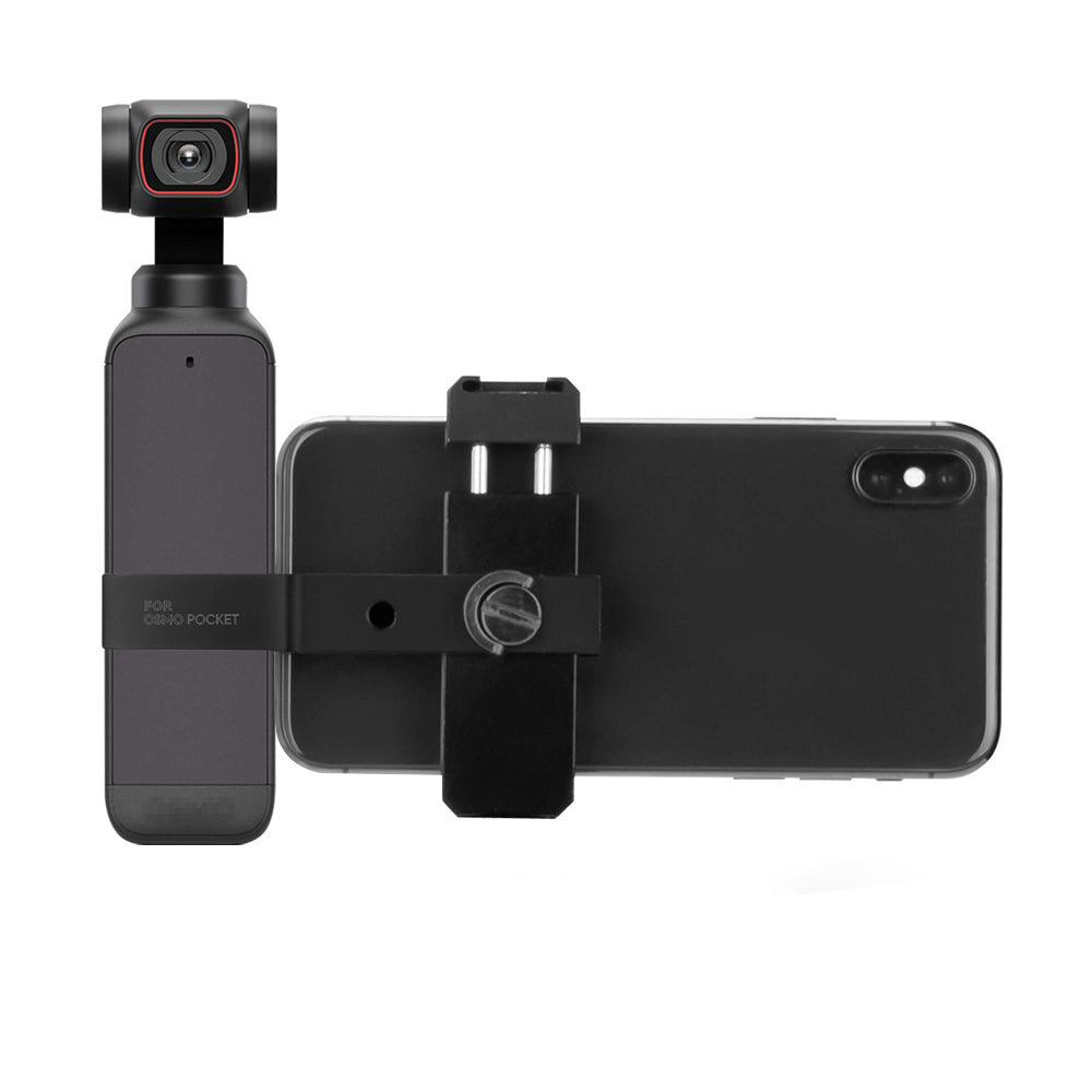 ZZCP5026 Phone Clamp Aluminum Alloy Adjustable Fixing Clip for DJI Osmo Pocket 2