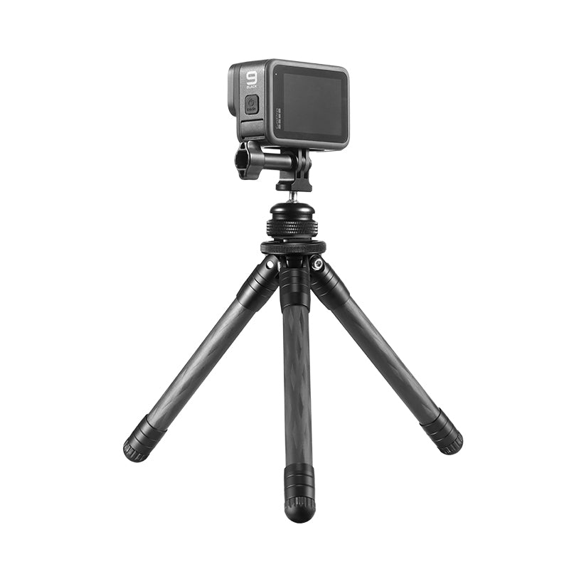 Uniqkart Cold Shoe Base Mount 360 Degrees Adjustable Adapter for GoPro Sports Camera