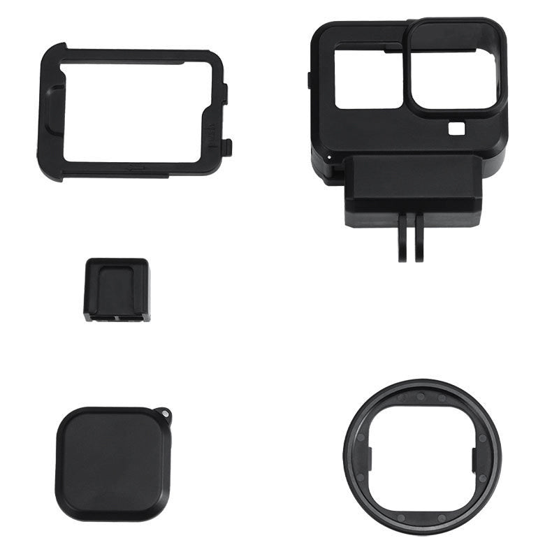 UURIG G8-9 Sports Camera ABS Cage Frame Case Accessory for GoPro Hero 8