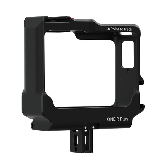 Uniqkart Sports Camera Metal Cage Frame Case with Cold Shoe Port for Insta360 ONE R