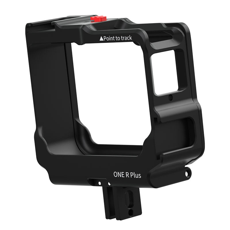 Uniqkart Sports Camera Metal Cage Frame Case with Cold Shoe Port for Insta360 ONE R