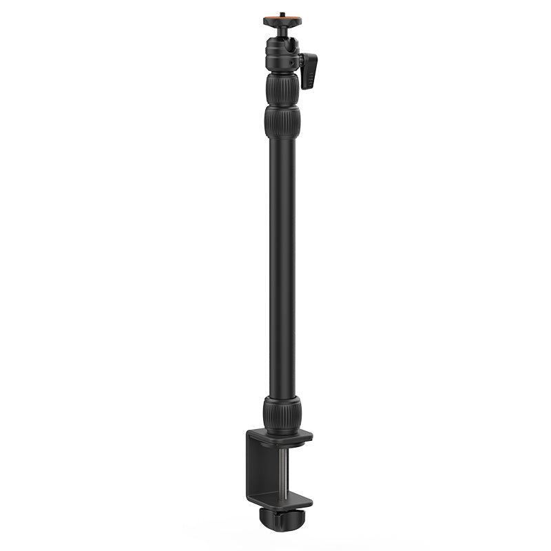 Uniqkart VIJIM LS10 Table Mount Bracket C-clamp Mount Flexible Arm Extend Light Stand with 360 Degrees Ball Head