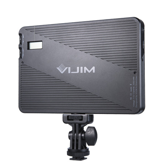 Uniqkart VIJIM VL108 LED Photography Light 3200K-5500K Dimmable Panel Lamp Video Vlog Fill Light