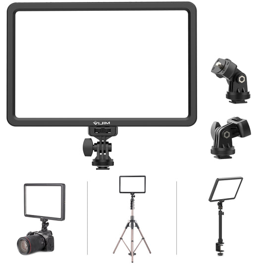 Uniqkart VIJIM VL192 11 Inch LED Video Light 2500-9000K Lamp Panel Photography Lighting Live Stream Photo Studio Remote Control Fill Lamp