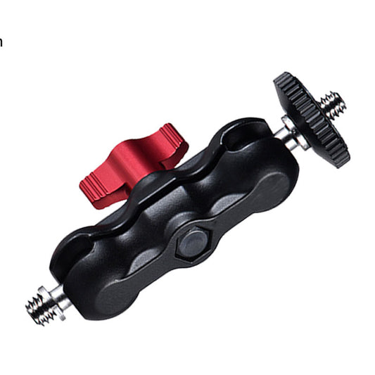 POYINCO P-093-1 Anti-slip Camera Clamp Mount Monitor 360-degree Ball Head Magic Arm with 1/4&quot; and 3/8&quot; Thread for DSLR/LED Lights - Pea Clamp