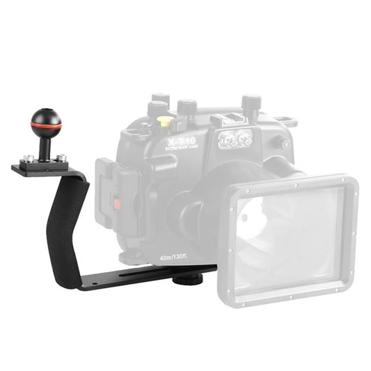 Uniqkart PY-094 SLR Digital Camera Holder Universal Z-shaped Diving Photography Video Recording Camera Mount Stand