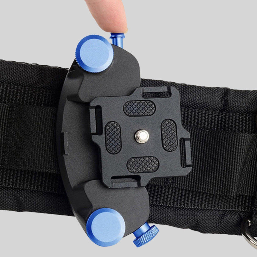 Uniqkart PY-081 for GoPro SLR Camera Belt Clip Backpack Shoulder Strap Hanger - Red