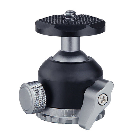 Uniqkart JN-016B 1/4 Screw Interface Camera Metal Ball Shape Gimbal Adapter
