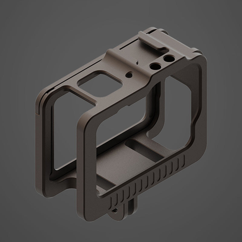 Uniqkart JN-003 for GoPro Hero 9/10 Action Camera Cage Aluminum Alloy Protective Frame Case