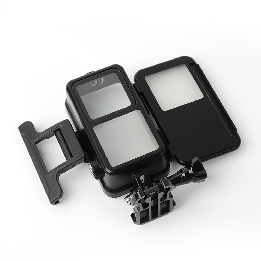 EWB9125 60 Meters Diving Case Camera Waterproof Frame Shell for DJI Action 2 - Black
