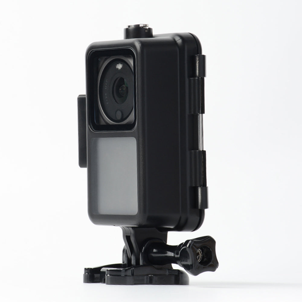 EWB9125 60 Meters Diving Case Camera Waterproof Frame Shell for DJI Action 2 - Black