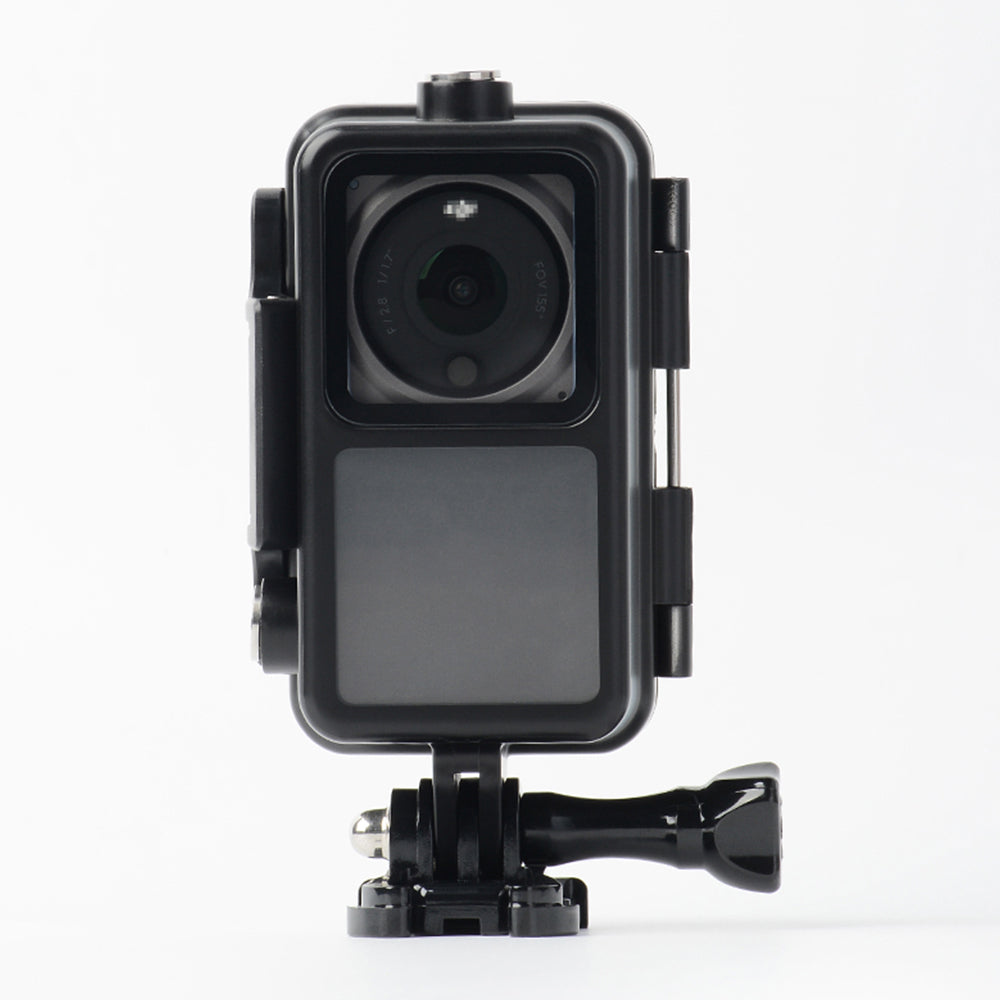 EWB9125 60 Meters Diving Case Camera Waterproof Frame Shell for DJI Action 2 - Black