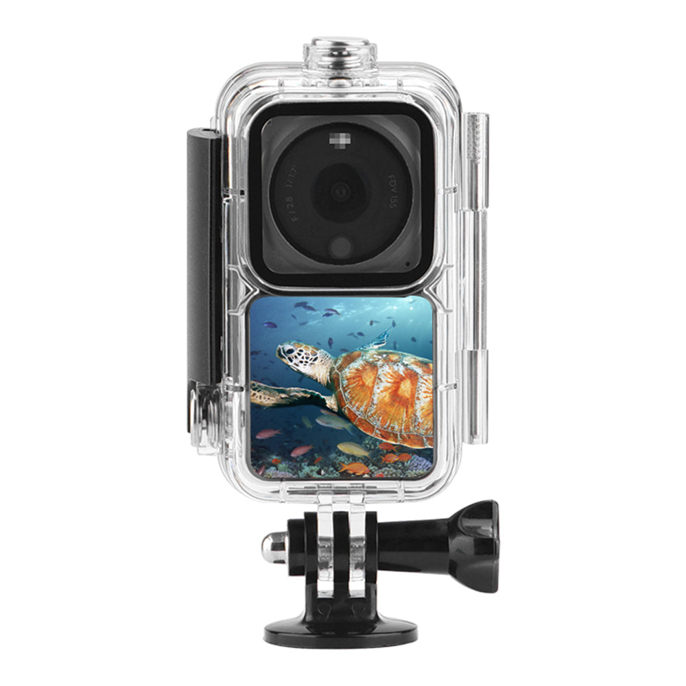EWB9103 60 Meters Diving Case Waterproof Protective Frame Shell for DJI Action 2 Panoramic Camera - Transparent