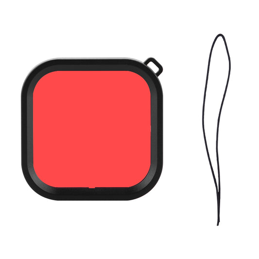 EWB9104 Camera Lens Filter for DJI Action 2 Waterproof Diving Case Accessories - Red