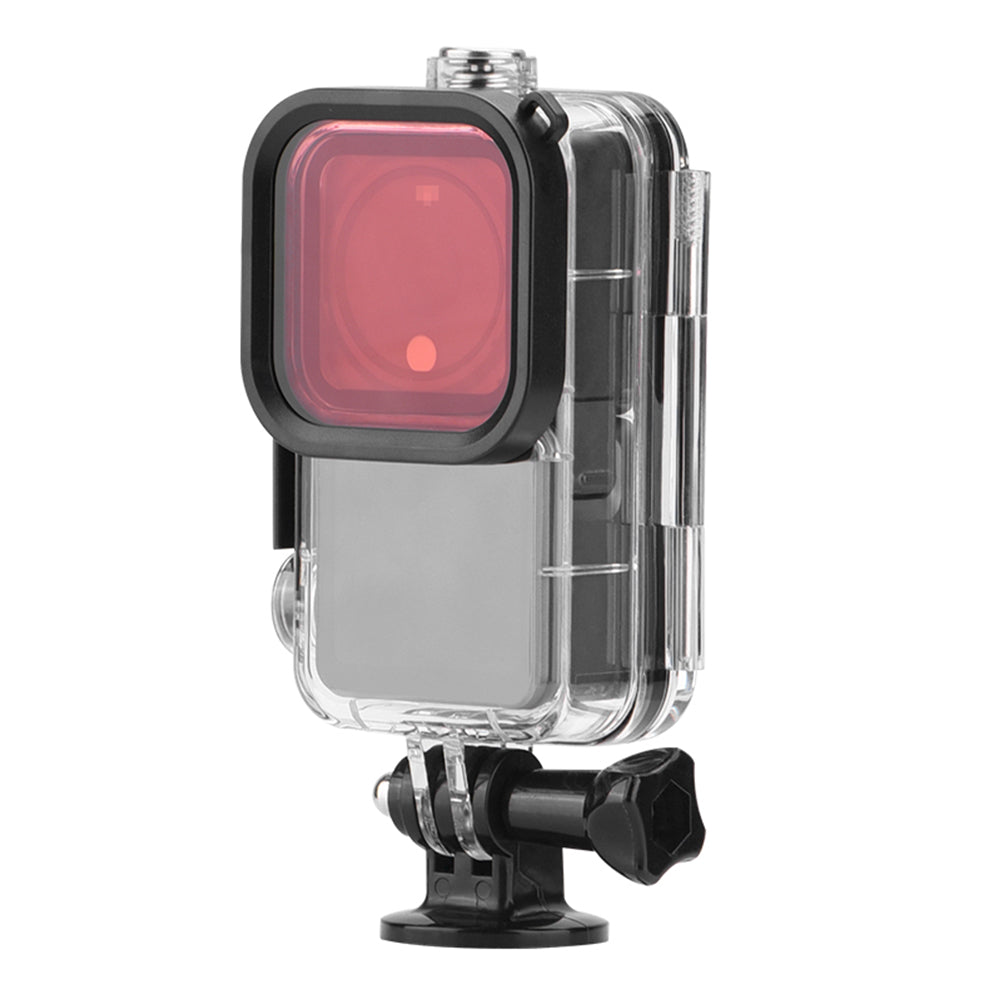 EWB9104 Camera Lens Filter for DJI Action 2 Waterproof Diving Case Accessories - Red