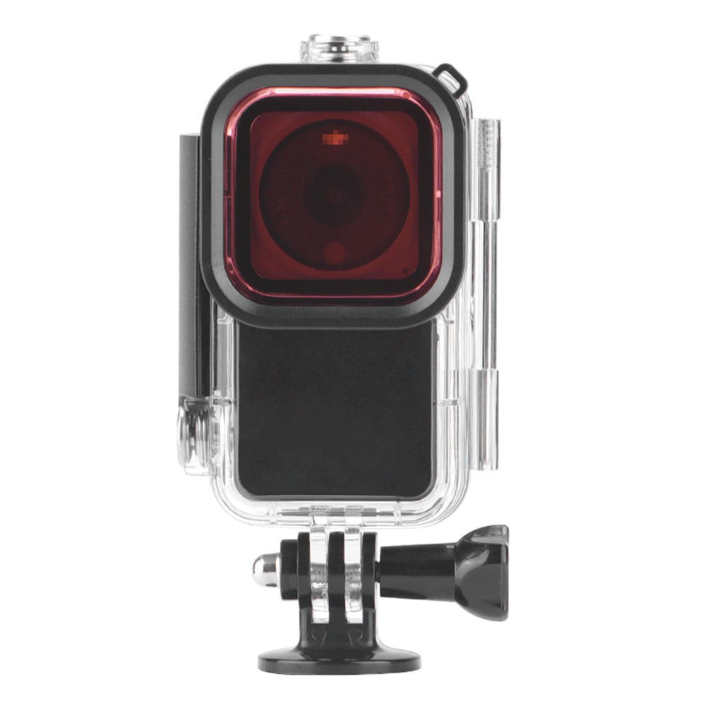 EWB9104 Camera Lens Filter for DJI Action 2 Waterproof Diving Case Accessories - Red