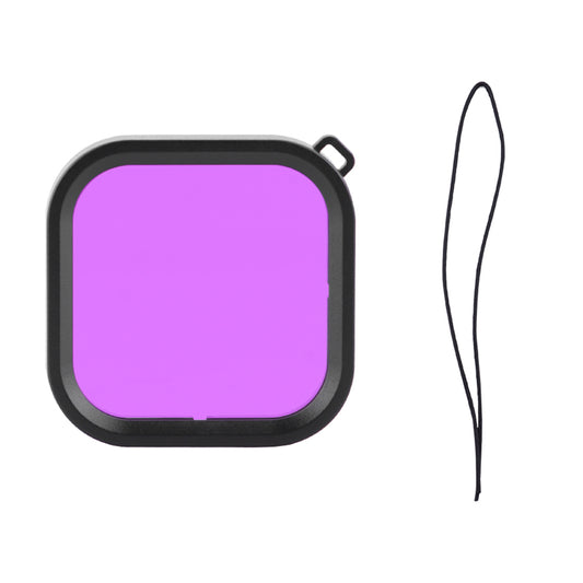 EWB9104 Camera Lens Filter for DJI Action 2 Waterproof Diving Case Accessories - Purple