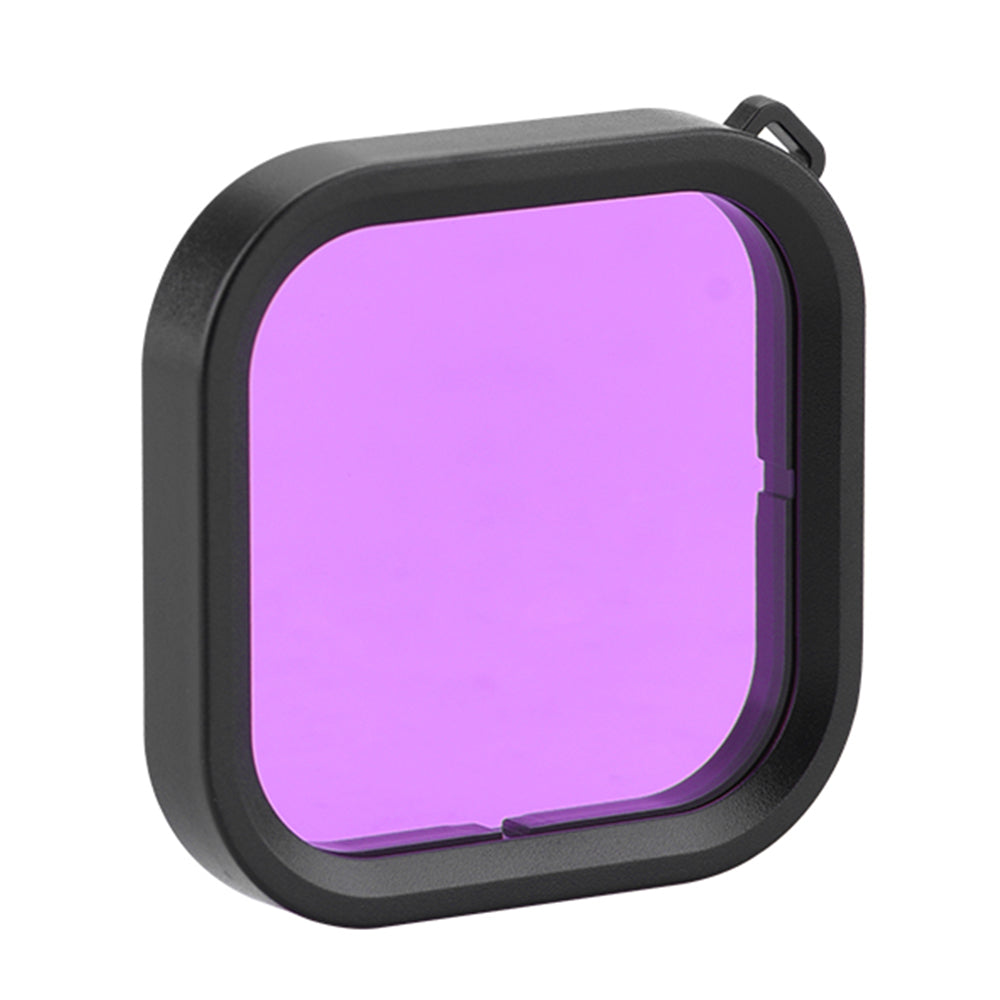 EWB9104 Camera Lens Filter for DJI Action 2 Waterproof Diving Case Accessories - Purple