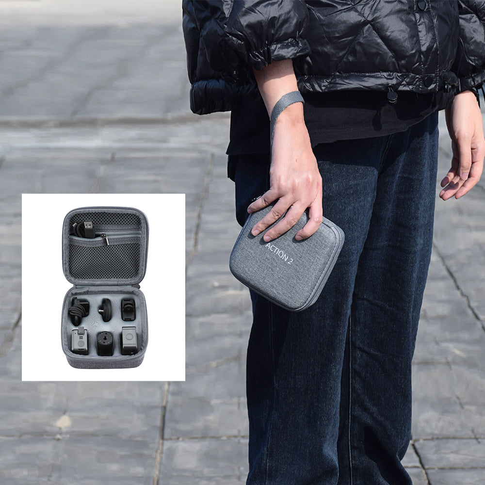 EWB9113 Shockproof Storage Bag Camera Portable Protection Carrying Case for DJI Action 2