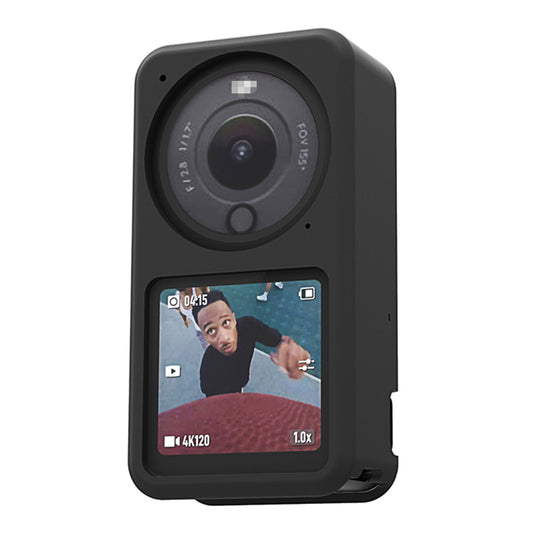 EWB9057 Silicone Camera Sleeve Cam Body Cap Cover Camera Accessories  for DJI Action 2 - Black