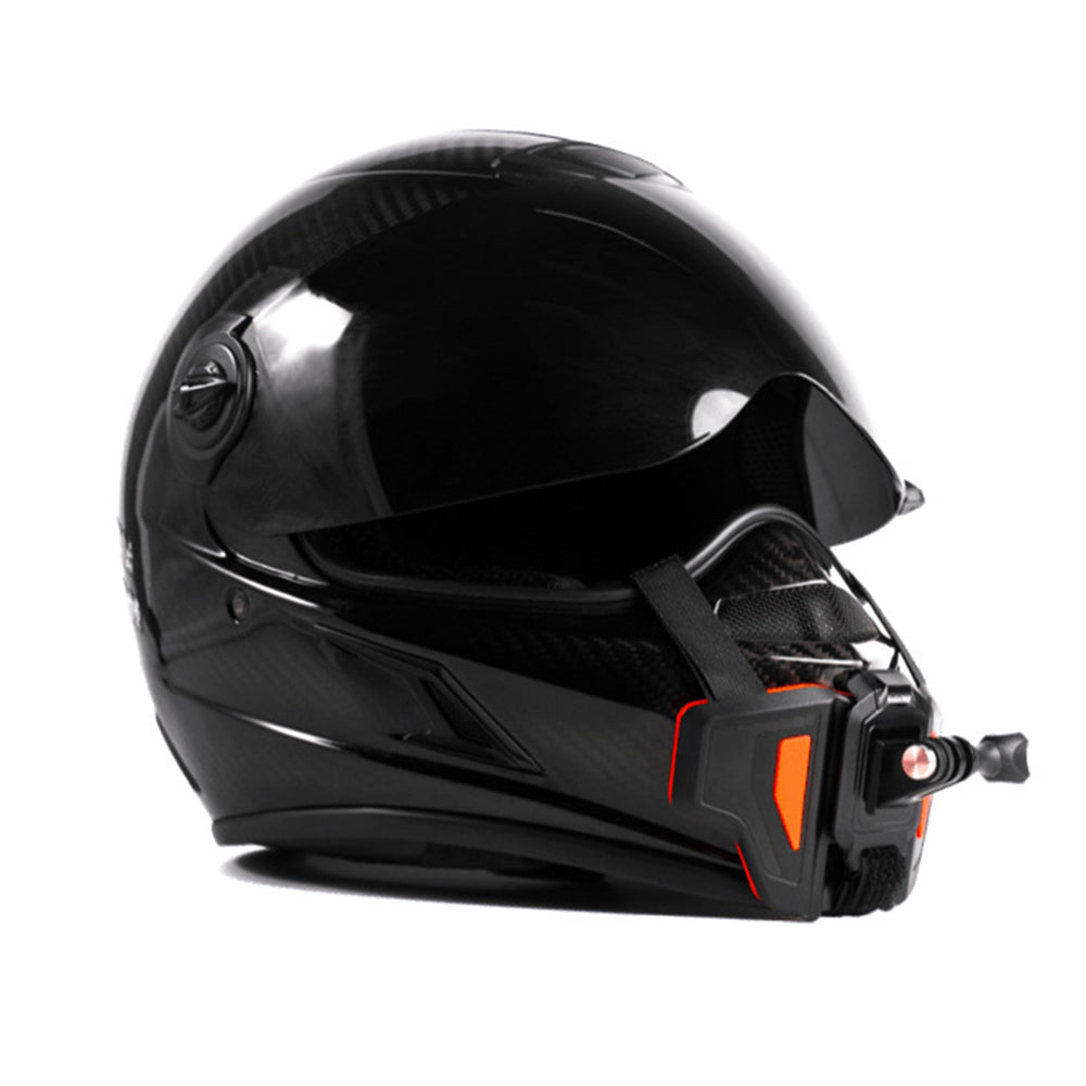 Uniqkart for Insta360 ONE X2/ONE X/GO 2/ONE R Full Helmet Strap Action Camera Front Chin Mount