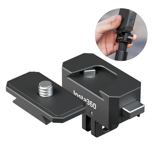 Uniqkart for Insta360 One X2/One R/One X/GO 2 Camera Quick Release Plate Quick Release System Camera Mount Adapter