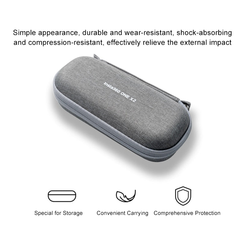 Uniqkart for Insta360 ONE X2 Carrying Case Storage Bag Sports Action Camera Accessories