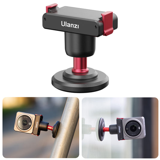 Uniqkart U-170 For DJI Action 2 Magnetic Quick Release Small Head Lightweight Camera Mount Adapter for Shooting